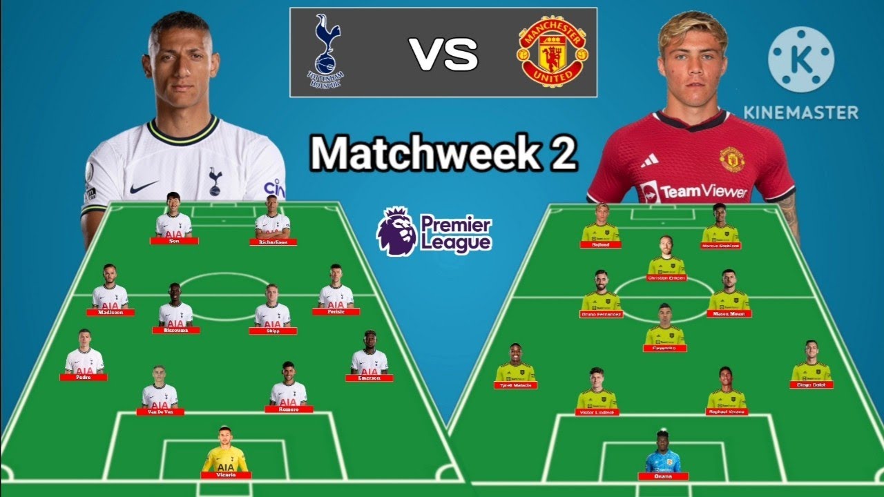 richarlison-vs-hojlund-tottenham-vs-manchester-united-4-4-2-vs-4-3-1