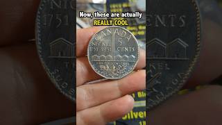This 1951 Nickel Replica is big, but the BIG NICKEL in Sudbury is *HUGE*!! #coin #canada #nickel