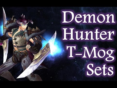5 demon hunter transmog sets for legion pt 1 video leather transmog how transmog works in legion