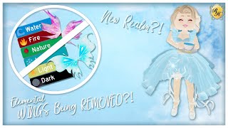 Elemental Wings Being REMOVED! New Underwater Realm Coming to Royale High!