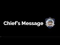 Chief message on juvenile arrest and teen violence