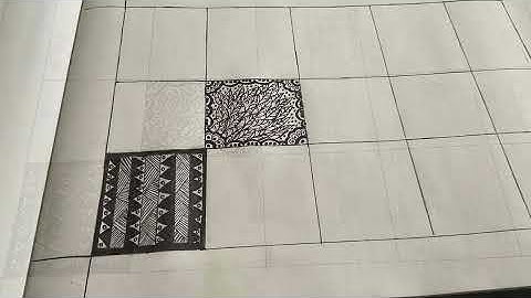  Zentangle Grid - Part 1