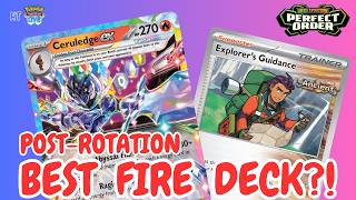 Ceruledge is the Best Fire Deck in Post-Rotation! Mega Evolution! Perfect Order! Decklist + Gameplay