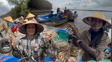 Cùng anh chị Tân Trãi nghiệm bắt bãi đăng gần cầu Đại Ngãi 2 | CLN