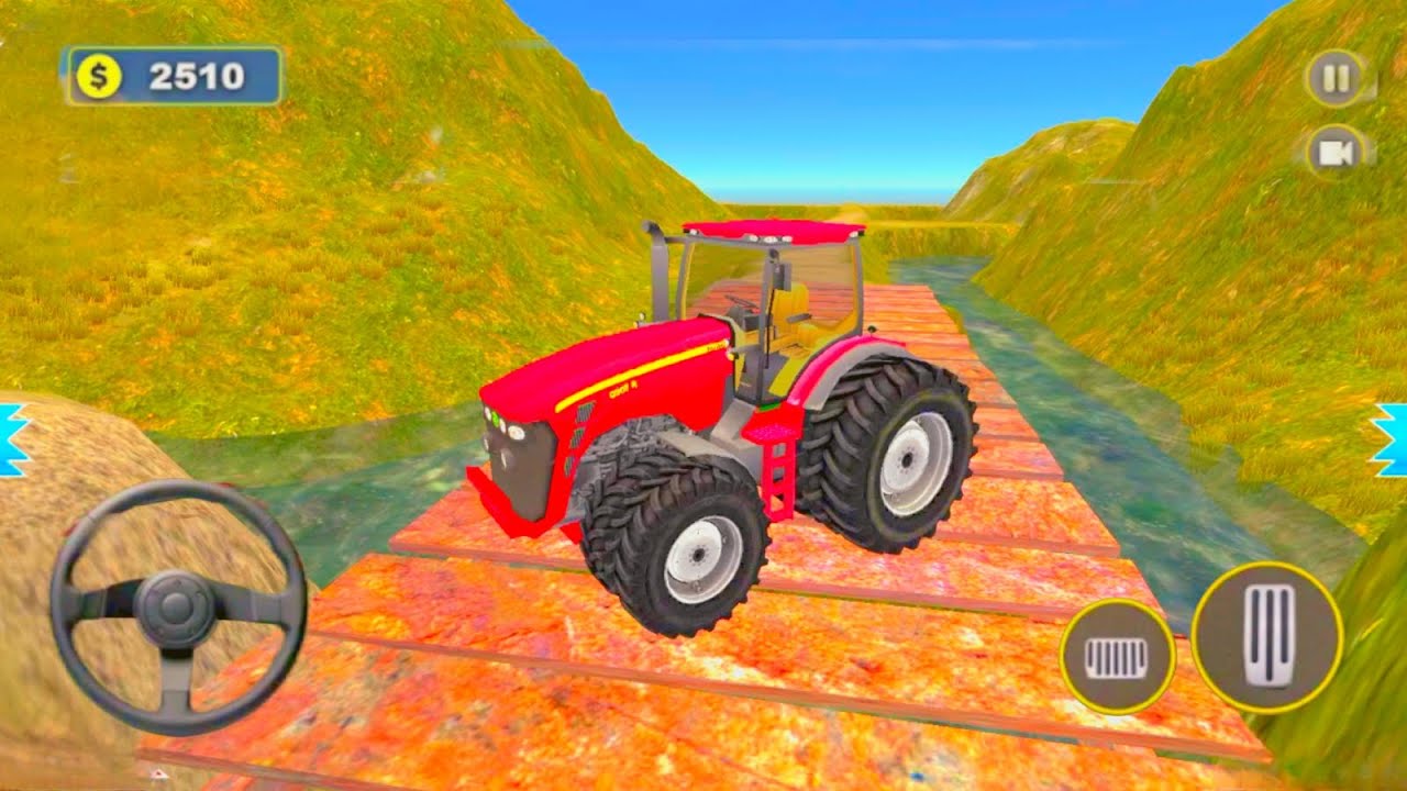 Farm🔥Tractor Trolley Sim Games Android gameplay