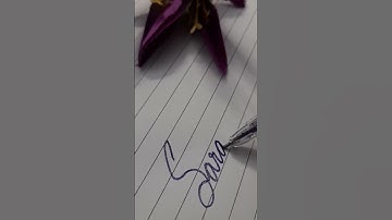✒ Name- "SARAH"✍🏻😊 || #like #share #shorts #subscribe #ytshorts #viralshorts #comment #cursive #name