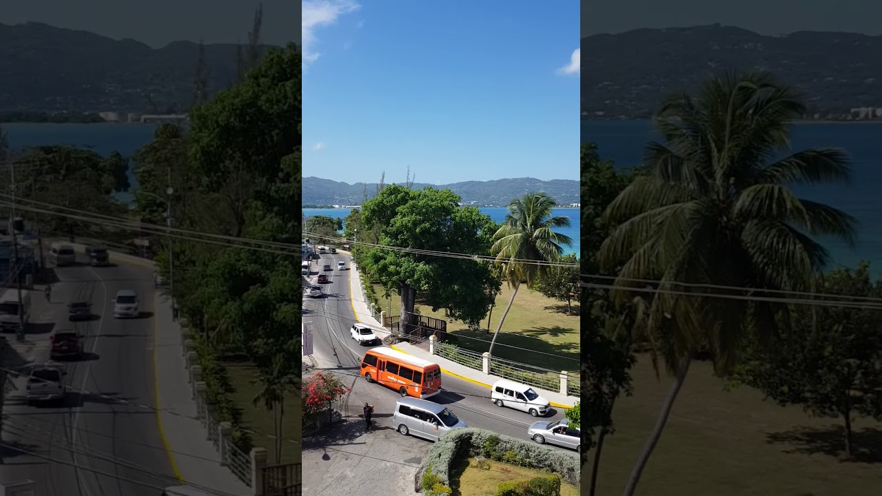 Montego Bay hipstrip view from the Wexfort Court Hotel.