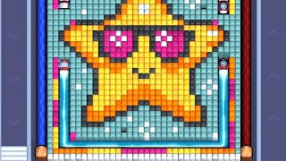 Pixel Flow Level 583. Walkthrough Gameplay 
