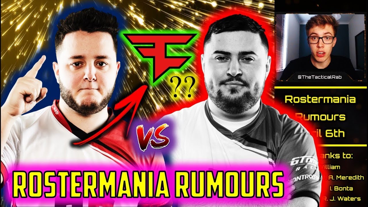 Faze Clan Cod Comp Roster Rostermania Rumors: April 6th | FaZe Clan BUYING Red!? | CWL Roster ...