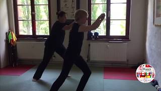 Taiji Thirteen-powers Dagger Solo Form performed by M. Alessandra Papa & Maria Hiegemann