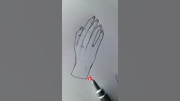 How Pro Artists Draw Hands So Easily (Steal This Technique) #art #shorts #foryou #satisfying #hand