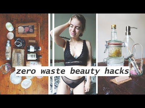 20 ZERO WASTE BEAUTY TIPS // skin, hair, makeup, nails u0026 teeth