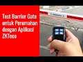 🔴 Cara mengoperasikan boomgate Servo Barrier Gate dengan menggunakan aplikasi ZKTeco untuk perumahan