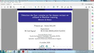 Fake profile detection in online social networks using Machine Learning screenshot 3