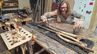 Fractal Burning Irish Shillelaghs ⚠️ High voltage Extremely dangerous Do not attempt.