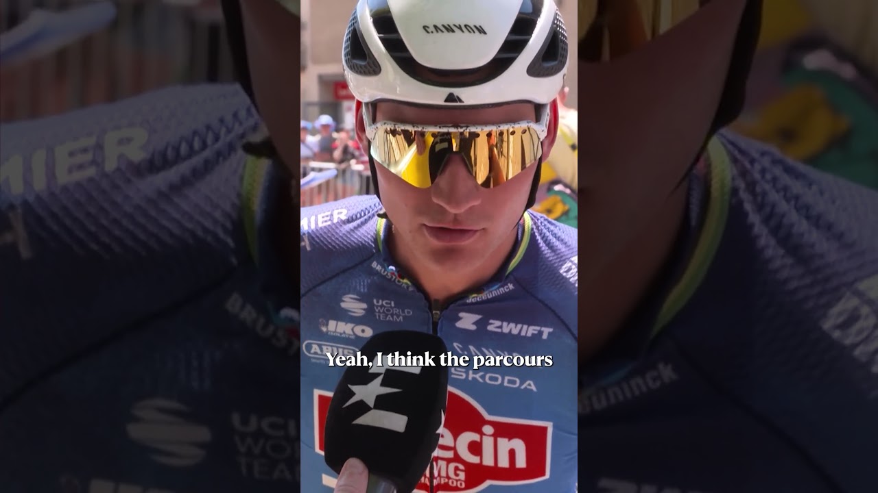 Mathieu van der Poel is expecting a HOT race in Stage 4 of the Tour de France 🌡️