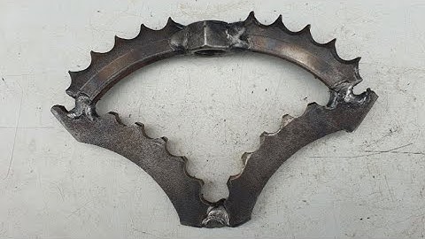 Công cụ hình thành từ nhông đĩa cũ. #soncatchannel