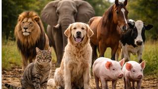 Learing Animal Sounds for Kids |🐄 Cow, Chicken, Pig| Fun Learning Video