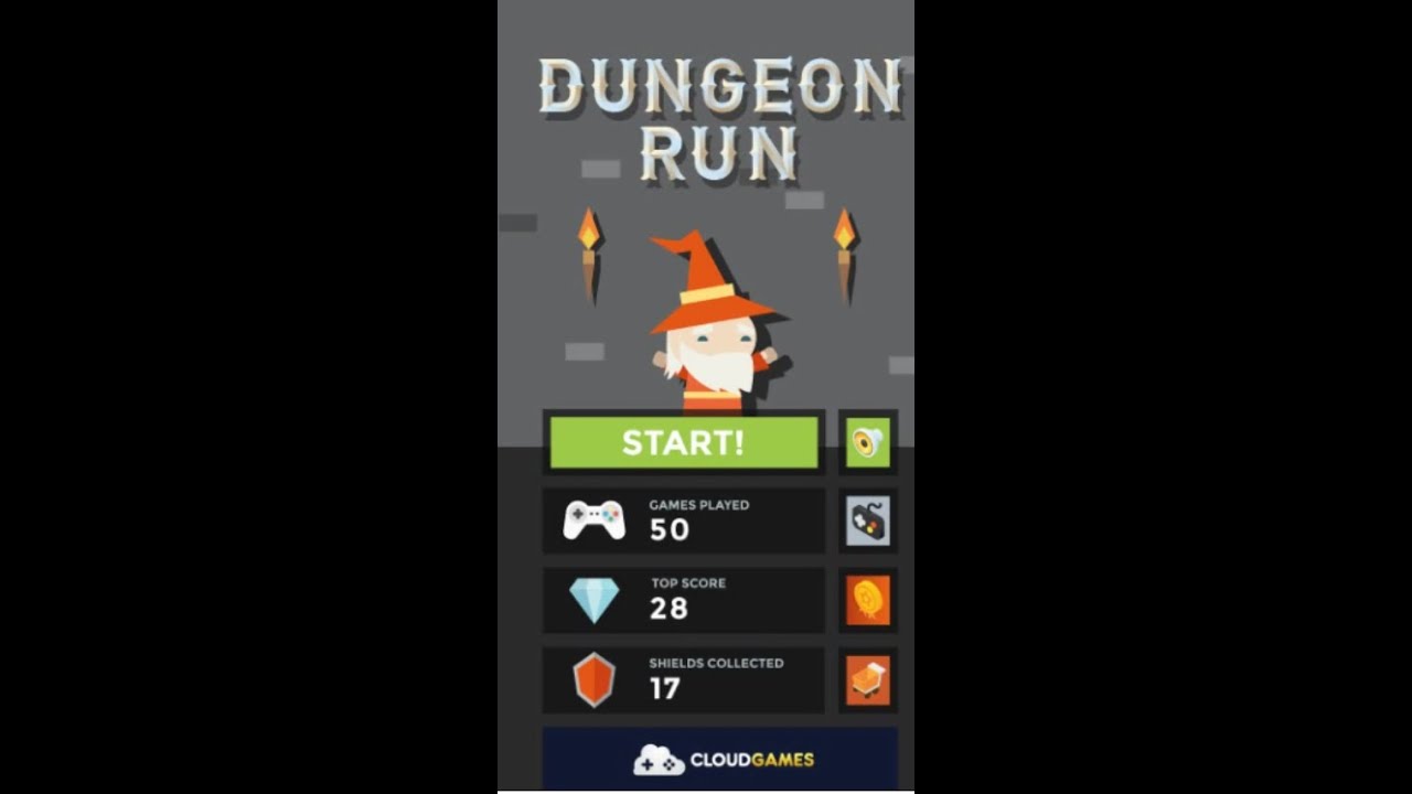 play: DUNGEON RUN- walkthrough 