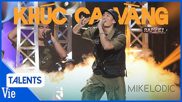 Mikelodic khiến cả trường quay xúc động tự hào cùng Khúc Ca Vàng vô chung kết | Rap Việt Live Stage