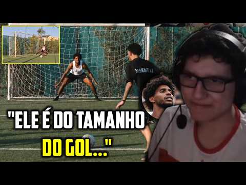 HUGO SOUZA NO DESAFIO DE PÊNALTIS | REACT HUGO SOUZA