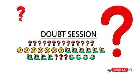 Doubt Session 1 | Exercise 9.1 Question 5 BS GREWAL |