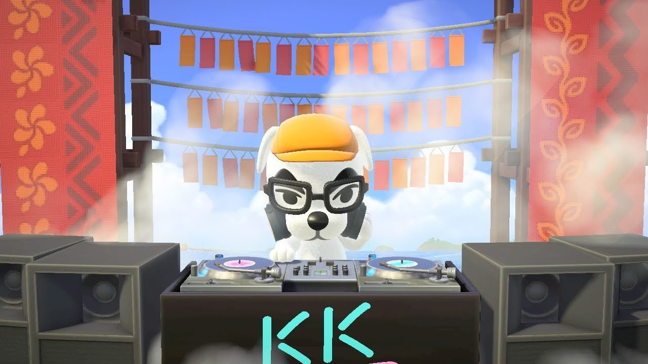 K.K. Bashment, K.K. Robot Synth Live on Happy Home Paradise | Animal Crossing New Horizons ACNH HHP