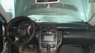 MERCEDES W203 Как добраться до радиатора печки