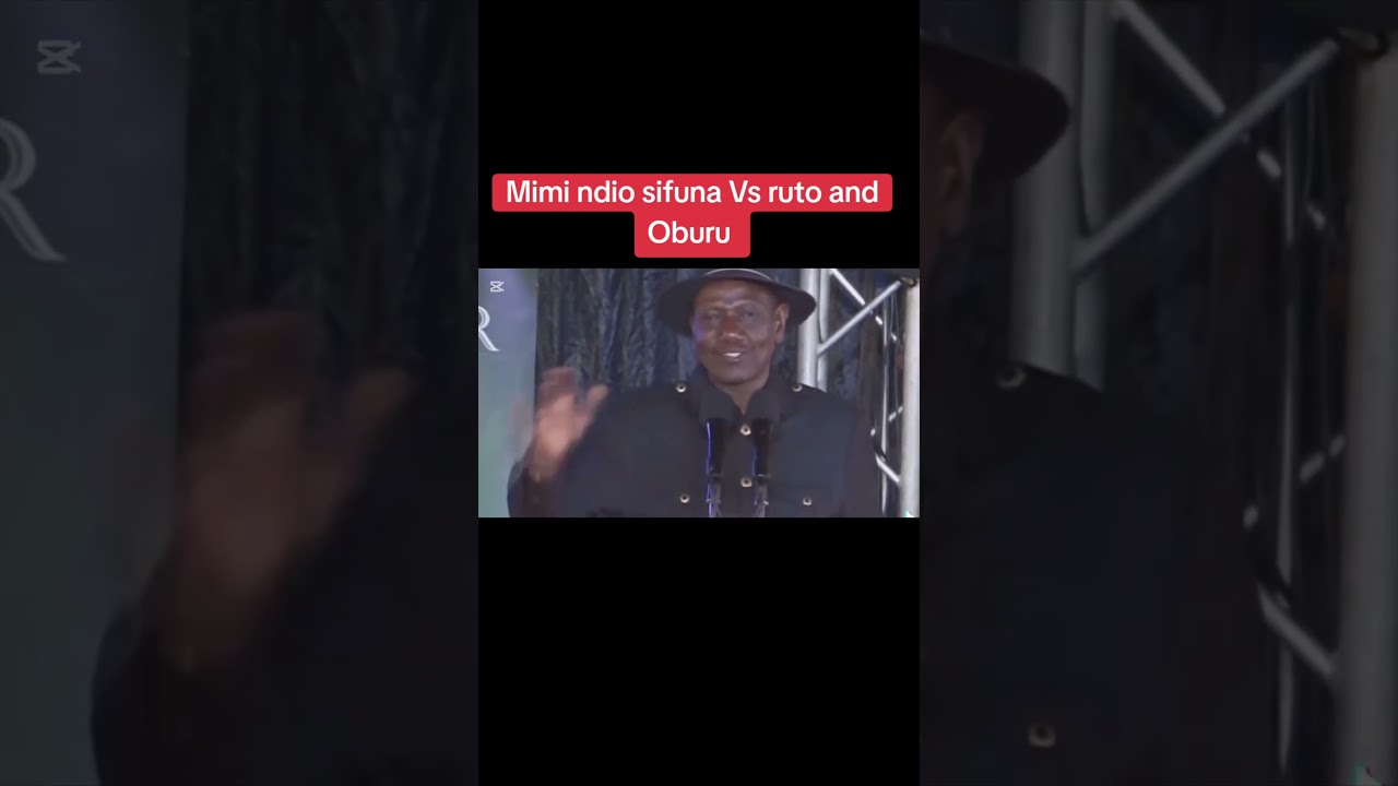mimi ndio sifuna Vs ruto, Oburu and Edwin sifuna when kicked out of ODM
