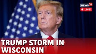 Donald Trump LIVE | Trump's Bid To Win Back Wisconsin | Trump On Economy, Immigration At Waukesha