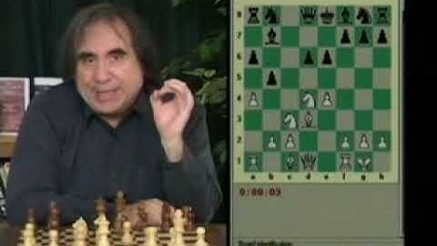 02 Positional Sacrifice in the Opening part 2 by GM Roman Dzindzichashvili