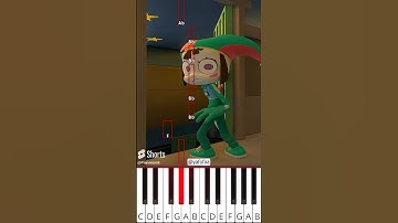 Amazing Digital Circus — Complex Hide and Seek Squid Game (@yafofaa) - Octave Piano Tutorial