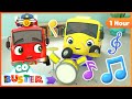 Buster's Musical Band 🎵🚌 | Learn to Share with Friends | Go Buster | 1 Hour