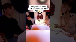 Clav gives chat (BEST HAIR TIPS) 👀🤔 #clavicular #shorts #tips #kick