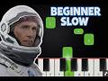 Interstellar - Hans Zimmer / SLOW BEGINNER TUTORIAL + SHEET MUSIC by Paul Friesen 