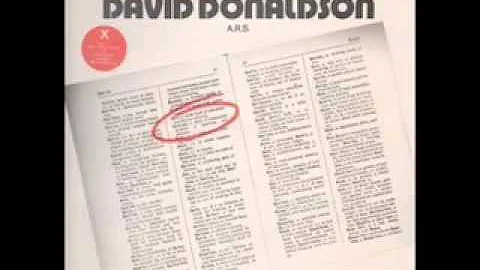 The English Language by DAVID DONALDSON 1/4
