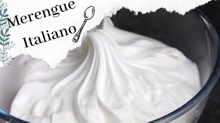 MERENGUE ITALIANO| Receta facil y deliciosa