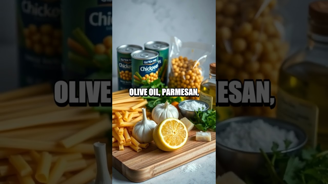 Citrus Glow Chickpea Pasta