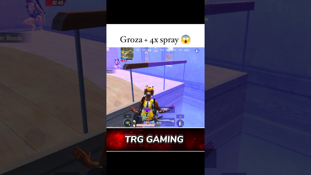 Groza + 4x spray 😱