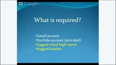 How to Screencast Using Google Hangouts