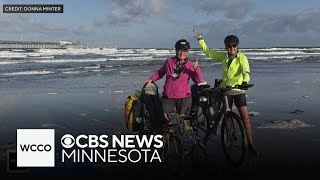 Why are these two grandmas biking across America?