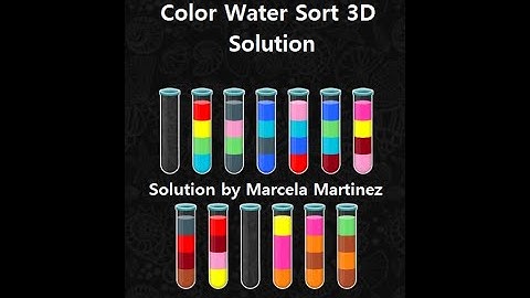 Color Water Sort 3D level 144 | Gameplay Mobile Games