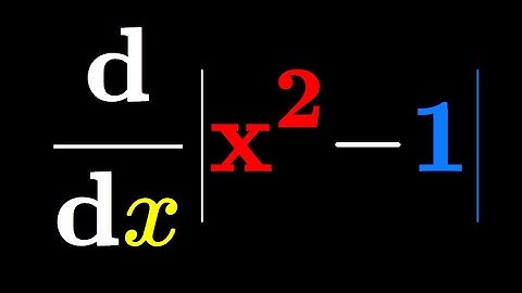 MASTER the Chain Rule to Differentiate Absolute value Functions