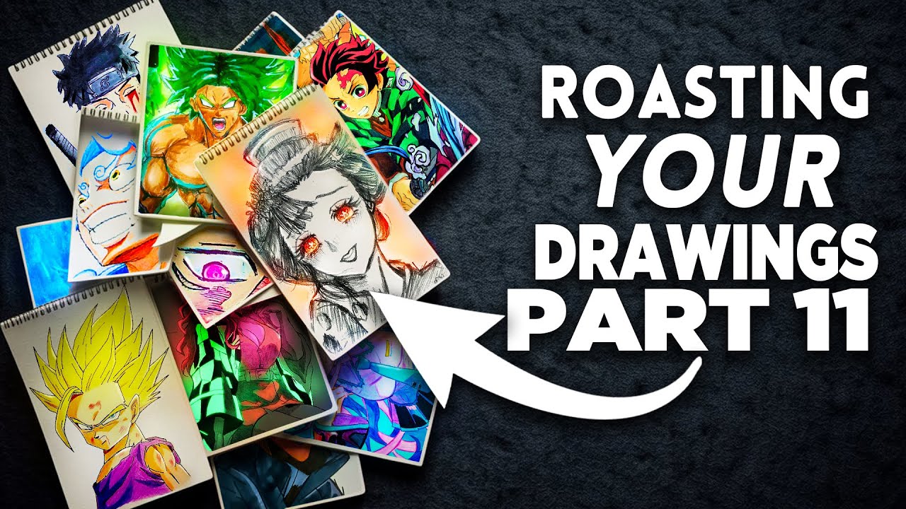 ROASTING your DRAWINGS Part 11(LOL Laugh at your drawings)