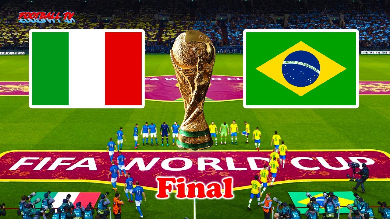 Italy Vs Brazil Final Fifa World Cup 2022 Full Match All Goals