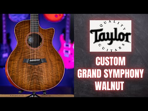 Taylor Custom Grand Symphony Figured Walnut Demo