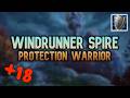 +18 Windrunner Spire - With LOW Damage | Prot Warrior [NO Audio]