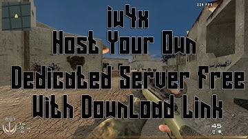 H2M/iw4x How To Host Your Own Dedicated Server Free W/ Mods + Download Link - SAME AS H2M