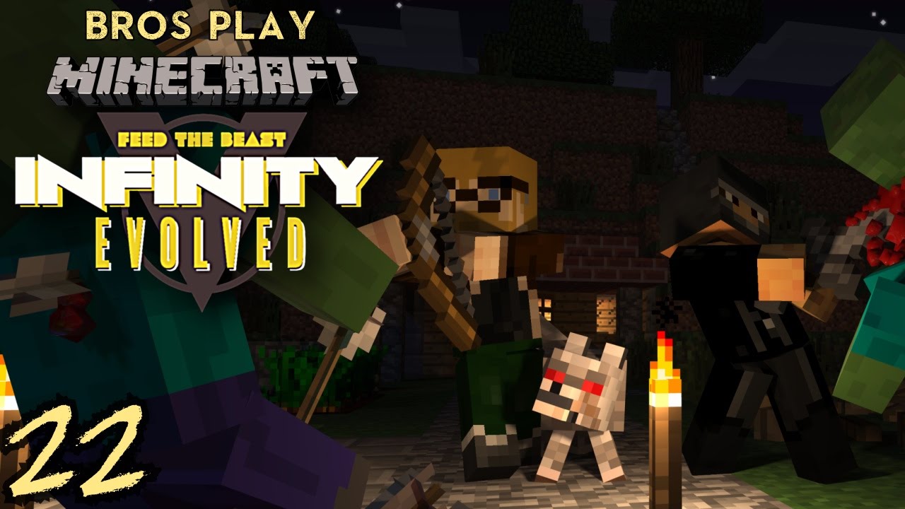 Minecraft : FTB Infinity : E22 : Stronghold Exploration. (Let's Play ...