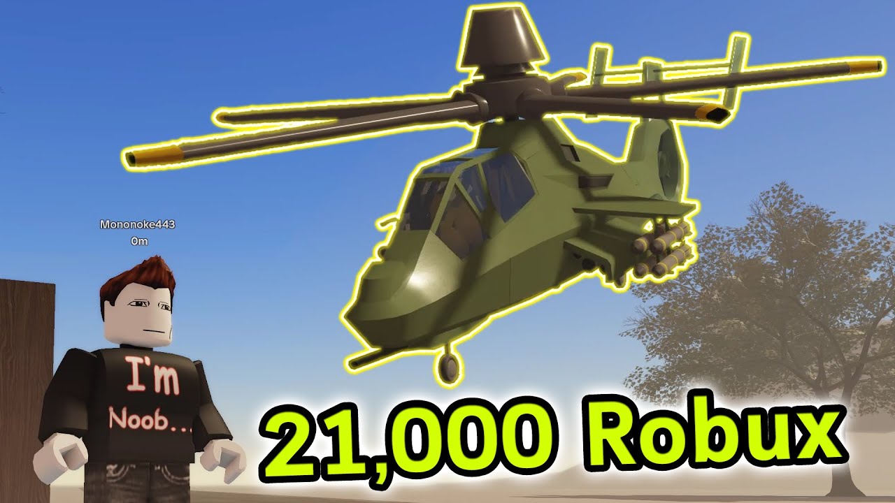 21000 Robux 21,000 Robux เพื่อเครื่องบินรบทหารกลางทะเลทราย Roblox a dusty trip ...